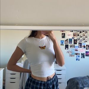 Brandy Melville butterfly top